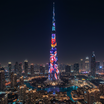 When the City Becomes a Screen: How Dubai Transformed Its Facades into Living Canvases